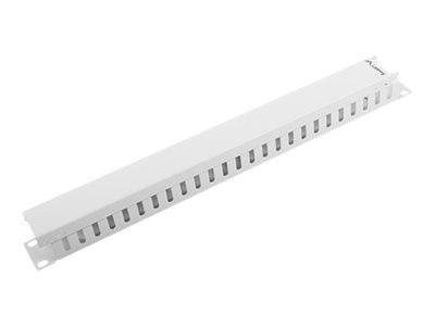 Lanberg AK-1201-S - Panel zarządzania kablami - 49 m - szary, RAL 7035 - 1U - 19"