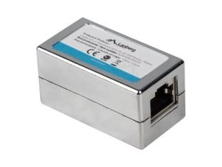 Lanberg - Adapter sieciowy - RJ-45 (F) do RJ-45 (F) - FTP - CAT 6 - srebrny