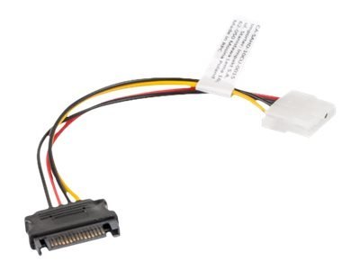 Lanberg - Adapter zasilania - 4 piny zasilanie wewnętrzne (F) do zasilanie SATA (M) - 15 cm
