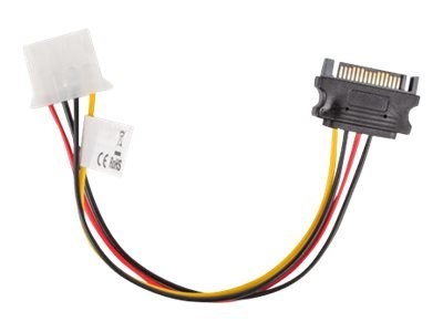 Lanberg - Adapter zasilania - 4 piny zasilanie wewnętrzne (F) do zasilanie SATA (M) - 15 cm