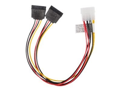 Lanberg - Adapter zasilania - 4 piny zasilanie wewnętrzne (M) do zasilanie SATA (F) - 30 cm