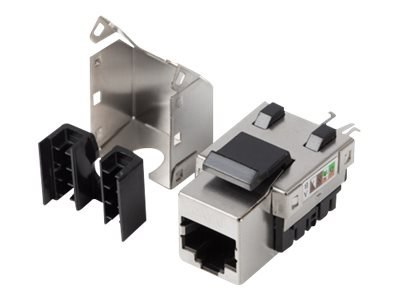 Lanberg KSF6-1090 - Wkładka modułowa - CAT 6 - FTP - RJ-45 - srebrny