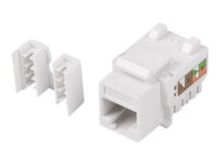 Lanberg KSU5-1090 - Wkładka modułowa - CAT 5e - UTP - RJ-45 - biały