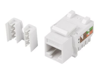 Lanberg KSU5-1090 - Wkładka modułowa - CAT 5e - UTP - RJ-45 - biały