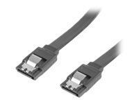 Lanberg - Kabel SATA - Serial ATA 150/300/600 - SATA (F) do SATA (F) - 70 cm - czarny