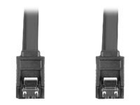 Lanberg - Kabel SATA - Serial ATA 150/300/600 - SATA (F) do SATA (F) - 70 cm - czarny