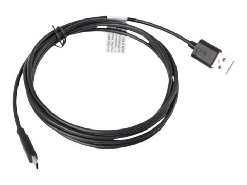Lanberg - Kabel USB - USB (M) do USB-C (M) - USB 2.0 - 300 V - 3 A - 1.8 m - czarny