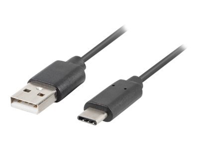 Lanberg - Kabel USB - USB (M) do USB-C (M) - USB 2.0 - 50 cm - czarny