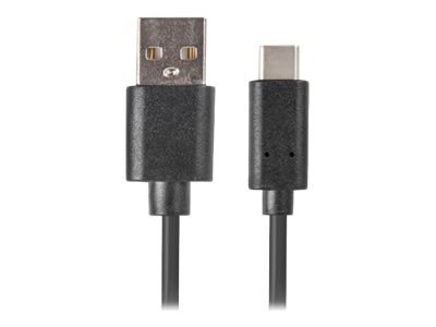 Lanberg - Kabel USB - USB (M) do USB-C (M) - USB 2.0 - 50 cm - czarny