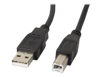 Lanberg - Kabel USB - USB (M) do USB Typ B (M) - USB 2.0 - 1.8 m - czarny