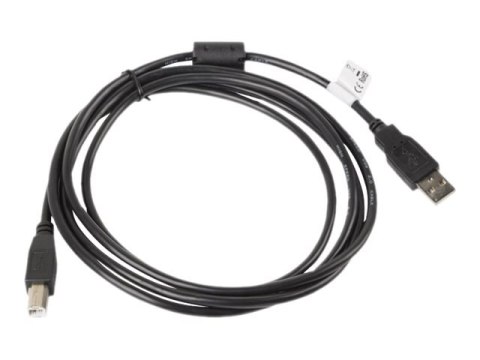 Lanberg - Kabel USB - USB (M) do USB Typ B (M) - USB 2.0 - 300 V - 1.8 m - czarny
