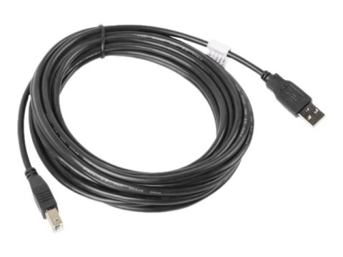 Lanberg - Kabel USB - USB (M) do USB Typ B (M) - USB 2.0 - 5 m - czarny