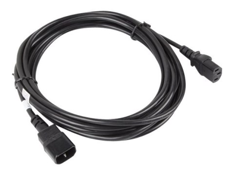 Lanberg - Kabel zasilający - power IEC 60320 C13 do IEC 60320 C14 - 5 m - czarny