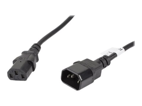 Lanberg - Kabel zasilający - power IEC 60320 C13 do IEC 60320 C14 - 5 m - czarny