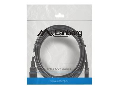 Lanberg - Kabel zasilający - power IEC 60320 C13 do IEC 60320 C14 - 5 m - czarny