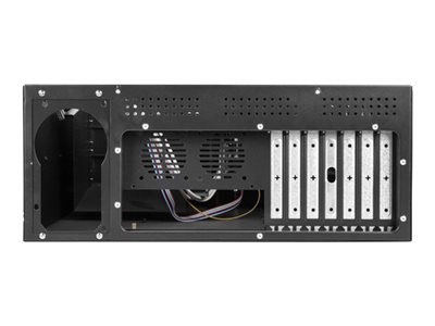 Lanberg - Montowany w stojaku 4U - ATX - brak zasilacza - czarny - USB/dźwięk
