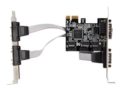 Lanberg PCE-DB9-004 - Adapter szeregowy - PCI Express x1 niski profil - RS-232/422/485 x 4