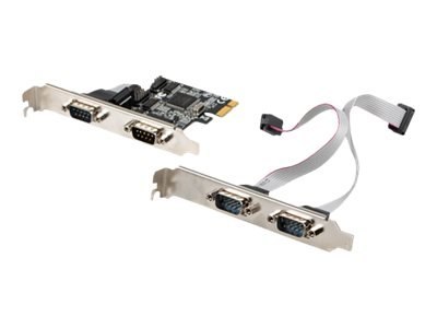 Lanberg PCE-DB9-004 - Adapter szeregowy - PCI Express x1 niski profil - RS-232/422/485 x 4