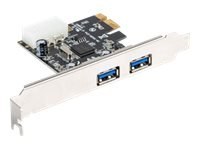 Lanberg PCE-US3-002 - Adapter USB - PCI Express x1 niski profil - USB 3.1 x 2