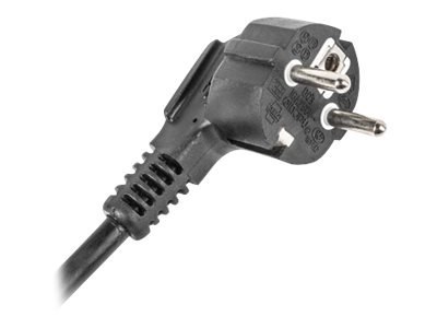 Lanberg PDU-04E04I-0200-BK - Jednostka dystrybucji zasilania (montowany w stojaku) - AC 230 V - 4000 wat - wejście: CEE 7/4 / CE