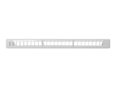 Lanberg PPKS-1124-S - Panel krosowniczy (zatyczka) - do montażu na stelażu - szary - 1U - 19" - 24 porty
