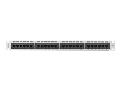 Lanberg PPU5-1024-S - Krosownica - do montażu na stelażu - CAT 5e - UTP - RJ-45 X 24 - szary - 1U - 19"