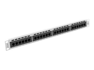 Lanberg PPU5-1024-S - Krosownica - do montażu na stelażu - CAT 5e - UTP - RJ-45 X 24 - szary - 1U - 19"