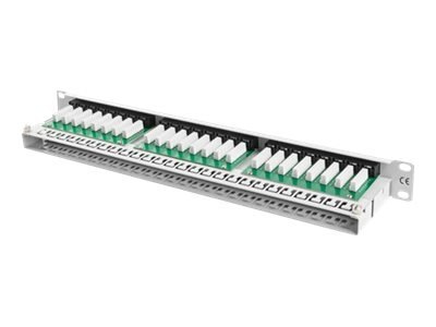 Lanberg PPU5-1048-S - Krosownica - do montażu na stelażu - CAT 5e - UTP - RJ-45 X 48 - szary, RAL 7035 - 1U - 19"