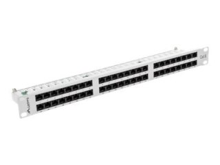 Lanberg PPU6-1048-S - Krosownica - CAT 6 - UTP - RJ-45 X 48 - RAL 7035, szary - 1U - 19"