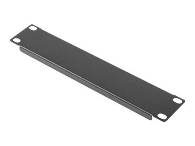 Lanberg - Panel zaślepiający do szafy rack - RAL 9004, czarny - 1U - 10"