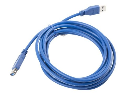 Lanberg - Przedłużacz kabla USB - USB Typ A (M) do USB Typ A (F) - USB 3.0 - 3 m - niebieski