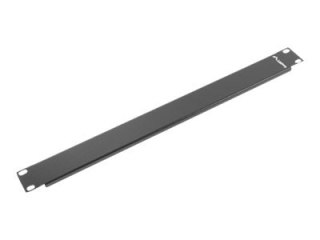 Lanberg - Pusty panel - czarny, RAL 9004 - 1U - 19"