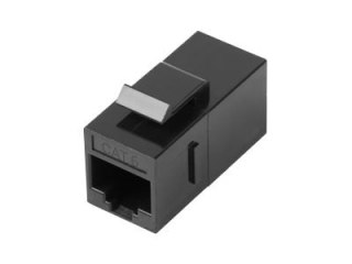 Lanberg - Sprzęgacz zwornika - RJ-45 (F) do RJ-45 (F) - UTP - CAT 6 - czarny