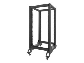 Lanberg - Stojak rama otwarta - czarny - 22U - 19"