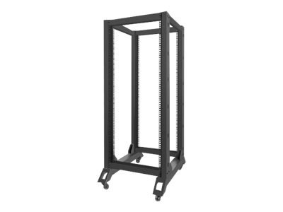 Lanberg - Stojak rama otwarta - czarny - 27U - 19"