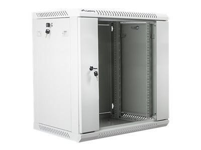 Lanberg - Stojak szafa - do montażu na ścianie - szary, RAL 7035 - 12U - 19"