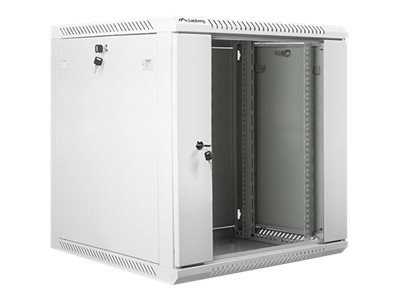 Lanberg - Stojak szafa - do montażu na ścianie - szary, RAL 7035 - 12U - 19"