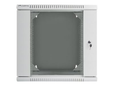 Lanberg - Stojak szafa - do montażu na ścianie - szary, RAL 7035 - 12U - 19"