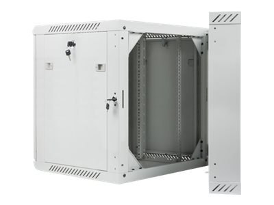 Lanberg - Stojak szafa - do montażu na ścianie - szary, RAL 7035 - 12U - 19"