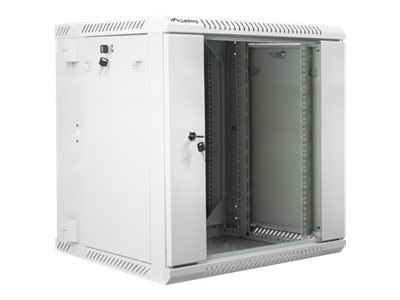 Lanberg - Stojak szafa - do montażu na ścianie - szary, RAL 7035 - 12U - 19"