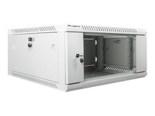 Lanberg - Stojak szafa - do montażu na ścianie - szary, RAL 7035 - 4U - 19"