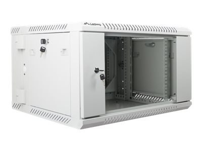 Lanberg - Stojak szafa - do montażu na ścianie - szary, RAL 7035 - 6U - 19"