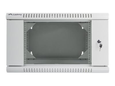 Lanberg - Stojak szafa - do montażu na ścianie - szary, RAL 7035 - 6U - 19"