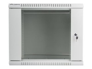 Lanberg - Stojak szafa - do montażu na ścianie - szary, RAL 7035 - 9U - 19"
