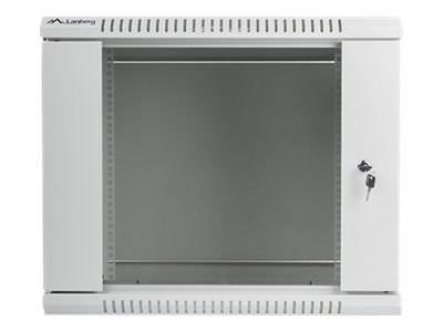 Lanberg - Stojak szafa - do montażu na ścianie - szary, RAL 7035 - 9U - 19"