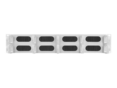 Lanberg Type B - Panel do porządkowania kabli w szafie typu rack ze szczotką - RAL 7035 - 2U - 19"