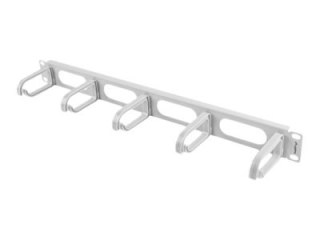 Lanberg Type B - Panel zarządzania kablami stojaka - RAL 7035 - 1U - 19"