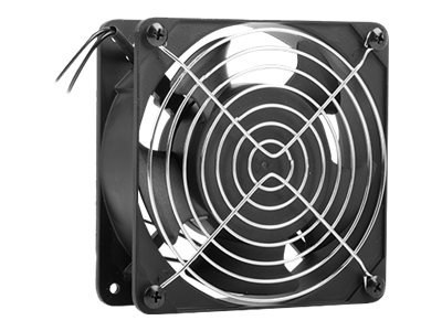 Lanberg - Wentylator w szafie rack - 230 V - 120 mm - RAL 9004, czarny