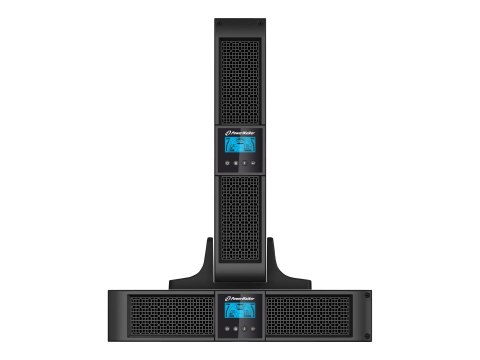 PowerWalker VI 1000RT LCD - UPS - AC 220/230/240 V - 900 wat - 1000 VA - 7 Ah - RS-232, USB - złącza wyjściowe: 8 - 2U - 19" - c