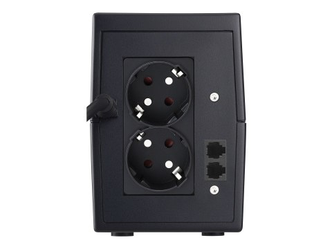 PowerWalker VI 650 SH - UPS - AC 170-280 V - 360 Wh - 650 VA - USB - złącza wyjściowe: 2